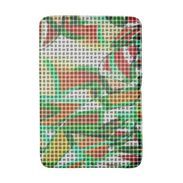 草の写真の上に網で編んだ籠のように見えた バスマット