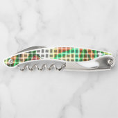 草の写真の編み籠に似ている ソムリエナイフ (裏面)