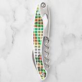 草の写真の編み籠に似ている ソムリエナイフ (裏面)