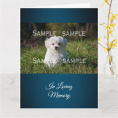 草の写真|のマルタのプードルは個人化なります カード (黄色い花)