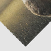 草の切り離し畑に立つ鹿のシカ 薄葉紙 (詳細)