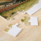 草の原の中のリングや輪の首飾りキジ ジグソーパズル (側面)