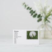 草の名刺のゴルフ・ボール 名刺 (スタンド正面)