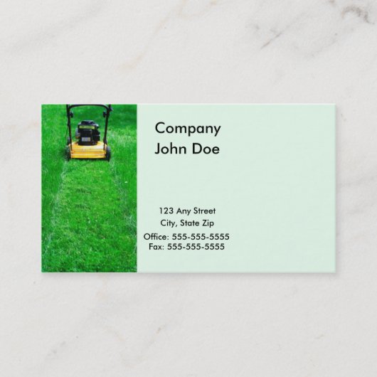 草の名刺を切って下さい 名刺 (正面)