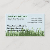 草の名刺 名刺 (正面)