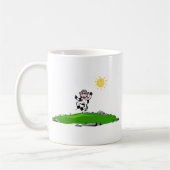 草の喜び牛のための跳躍 コーヒーマグカップ (左)