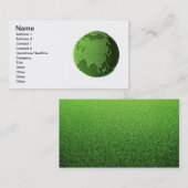 草の地球-アジア 名刺 (正面/裏面)