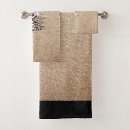 草の多いゼブラ バスタオルセット (インサイチュ)