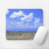草の多い平野 マウスパッド (マウス)