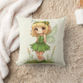 草の妖精ピロー クッション (ブランケット)