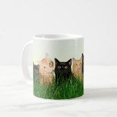 草の子猫猫 コーヒーマグカップ (正面左)