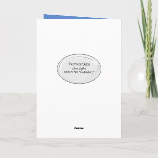 草の子猫 カード (裏面)