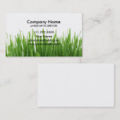 草の庭の芝生の心配および景色 名刺 (正面/裏面)