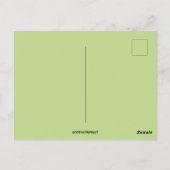 草の復活祭の編集可能チューリップと復活祭の卵 ポストカード (裏面)