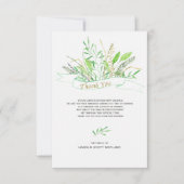 草の悔やみや弔慰のサンキューカード サンキューカード (正面)