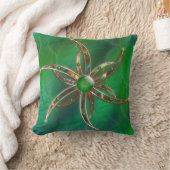 草の枕として緑 クッション (ブランケット)