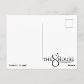 草の焼け ポストカード (裏面)