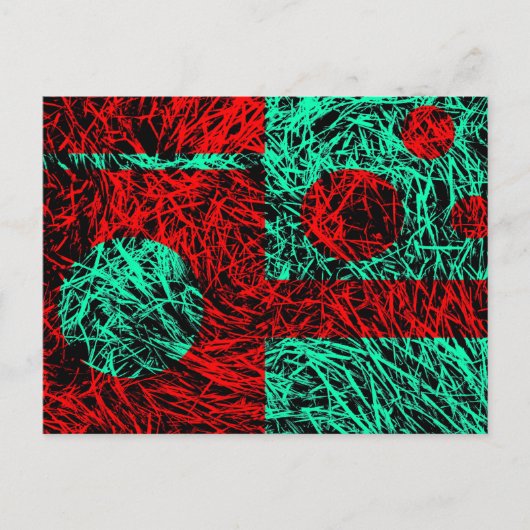 草の焼け ポストカード (正面)