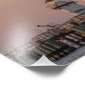 草の生えた島ライトハウスレンジグリーンベイ， WI フォトプリント            (角)