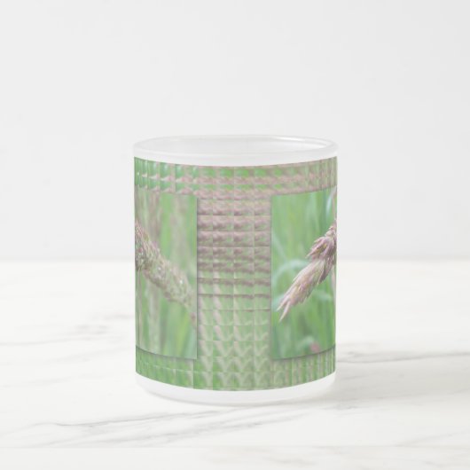 草の生え方 フロストグラスマグカップ (中央)