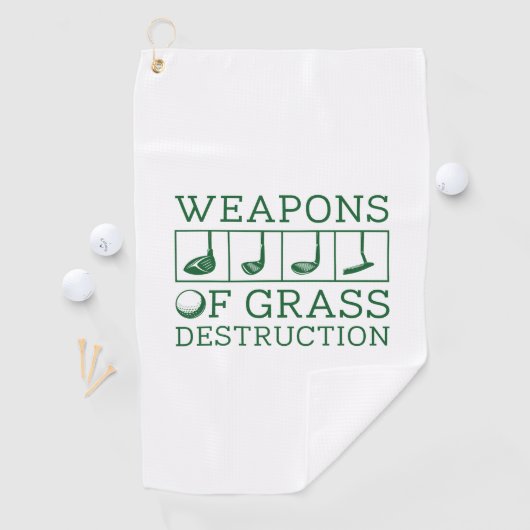 草の破壊兵器 ゴルフタオル (インサイチュ)