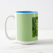 草の種の開花 ツートーンマグカップ (左)