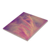 草の種子パープルヘイズデジタルアート タイル (側面)