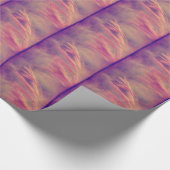 草の種子パープルヘイズデジタルアート ラッピングペーパー (角)