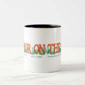 草の素晴らしさ ツートーンマグカップ (中央)