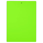 草の緑の無地の色 |クラシック |エレガント | クリップボード (裏面)