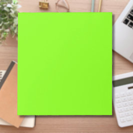 草の緑の無地の色 |クラシック |エレガント | ノートパッド