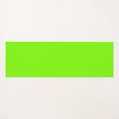 草の緑の無地の色 |クラシック |エレガント | ヨガマット (正面(横))