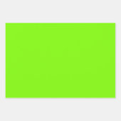 草の緑の無地の色 |クラシック |エレガント | ラッピングペーパーシート (正面)