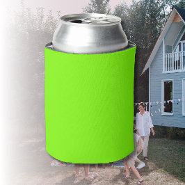 草の緑の無地の色 |クラシック |エレガント | 缶クーラー