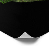 草の花の実在平和のシンボルヒッピー60sサイン ポスター (角)