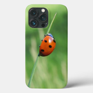 草の葉の上のてんとう虫 iPhone 13 PROケース