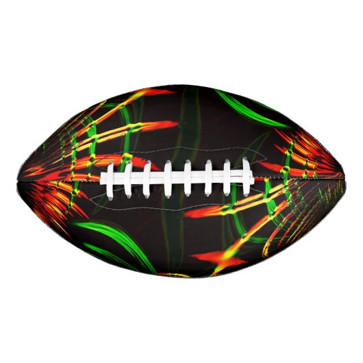 草の葉花びらと彫り物？ アメリカンフットボール (正面)