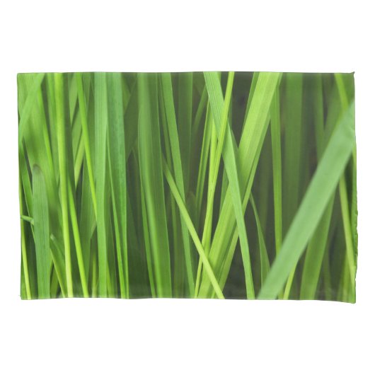 草の葉 枕カバー (正面)