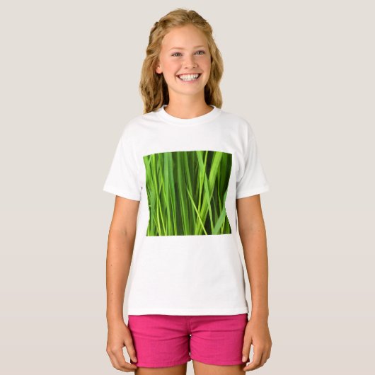 草の葉 Tシャツ (正面フル)