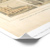 草の谷、カリフォルニア州。パノラママップ1858 (0663A) ポスター (角)