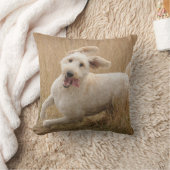 草の走間を通る クッション (ブランケット)