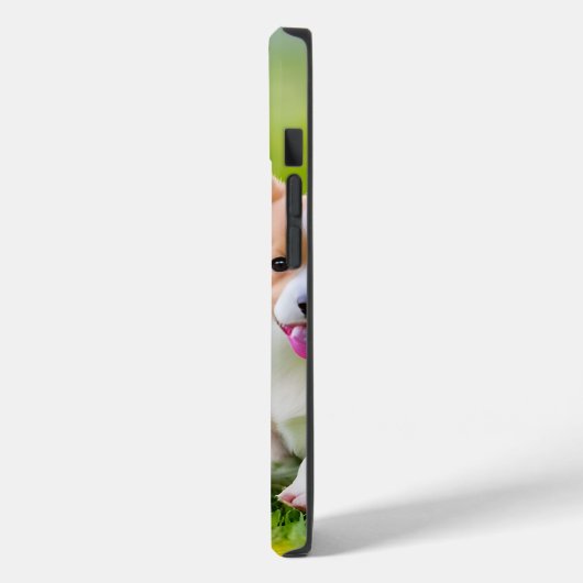 草の遊中のコルギー Case-Mate iPhoneケース (裏面 / 左)