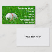 草の野球 名刺 (正面/裏面)