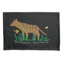 草の間のタスマニアの虎 枕カバー