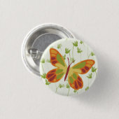 草の飛ぶ蝶 缶バッジ (正面&裏面)