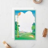 草の©の素晴らしさ ノートカード (正面/裏面インサイチュ)