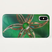 草のiPhoneの穹窖として緑 Case-Mate iPhoneケース (裏面(横))