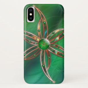 草のiPhoneの穹窖として緑 iPhone X ケース