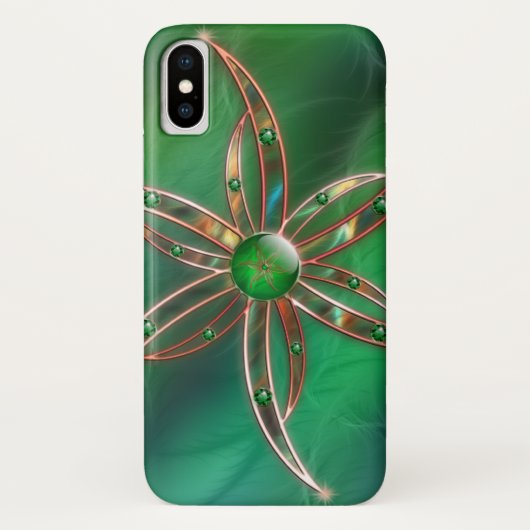 草のiPhoneの穹窖として緑 Case-Mate iPhoneケース (裏面)