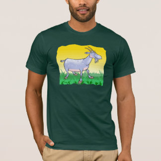 草のTシャツのヤギ Tシャツ